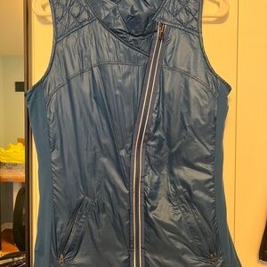 Women's Blue Quilted Vest